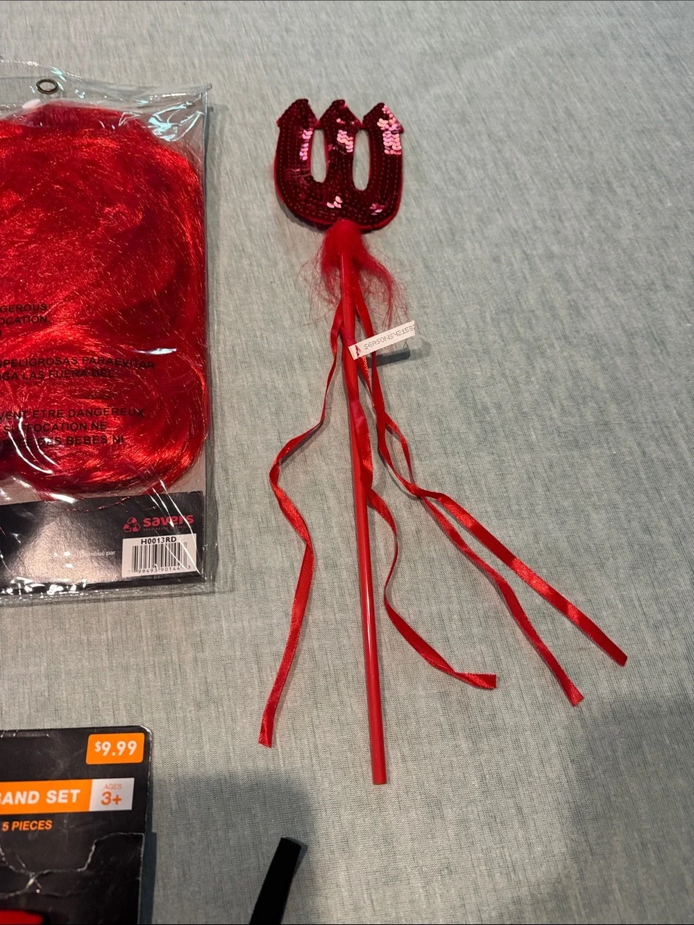 Devil custom Red Feather wings & all accessories
